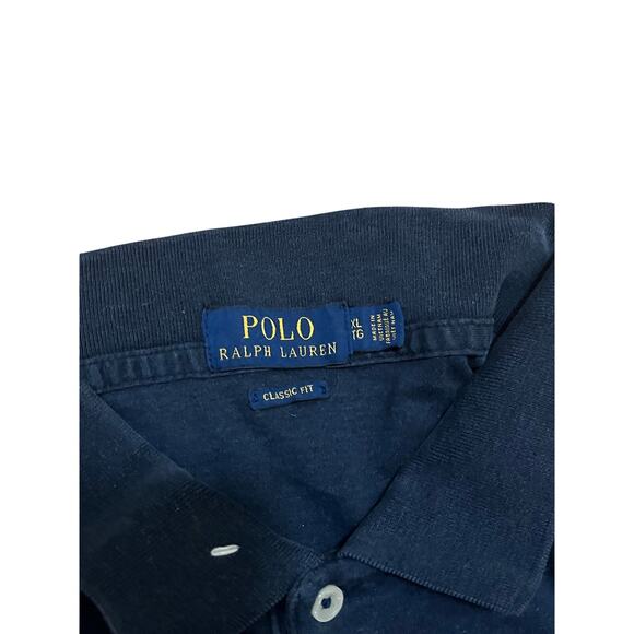 Polo Ralph Lauren Men’s Navy Coller Shit Size XL TG - Picture 3 of 6